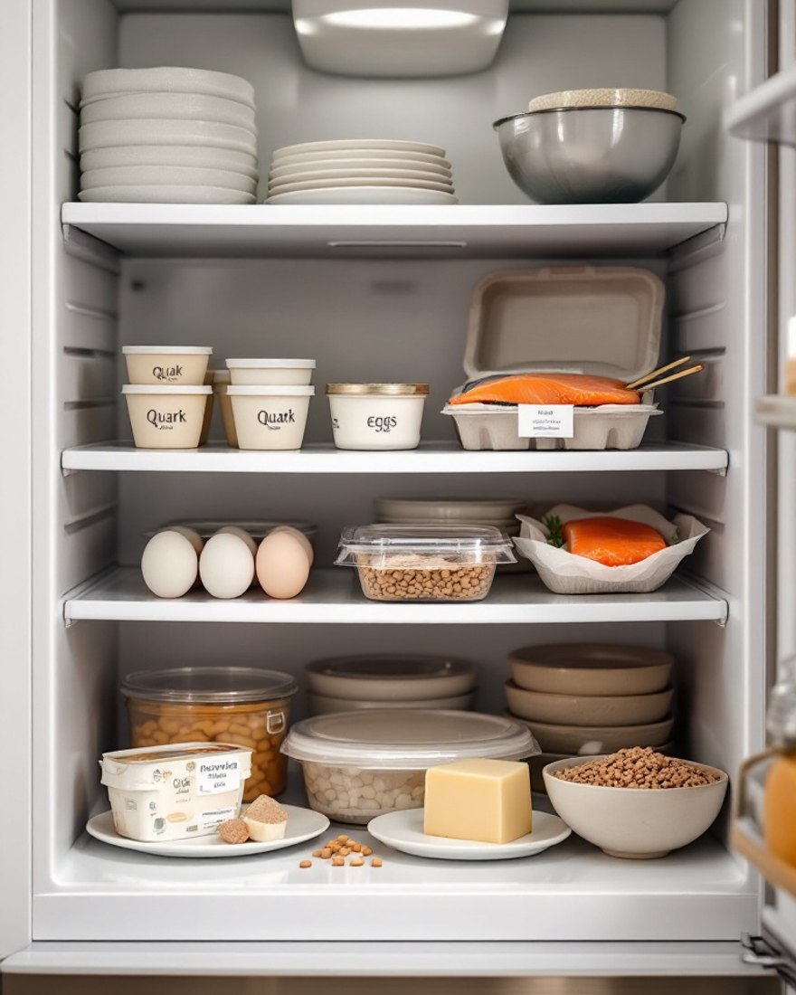 Ratlos vorm Kühlschrank