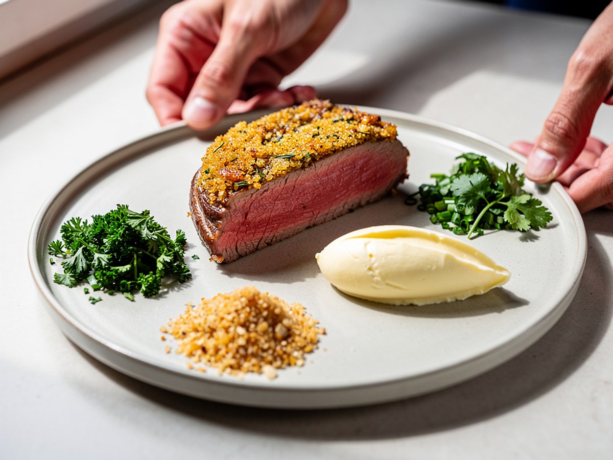 Rinderfilet mit aromatischer Kräuter-Kruste