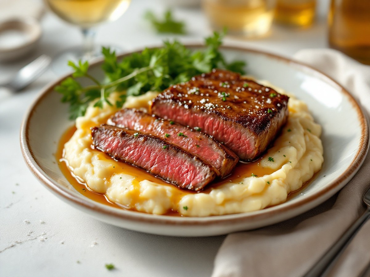 Rinderfilet mit karamellisierten Honig-Rahm-Schalotten